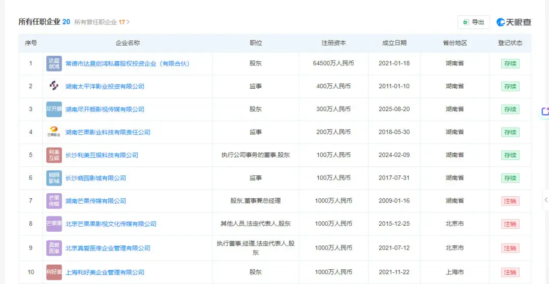 李湘账号禁言风波升级，知情人曝涉税务问题多家公司注销  第16张
